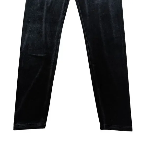 Eileen Fisher Low Rise Black Velvet Leggings size Small - Picture 4 of 6